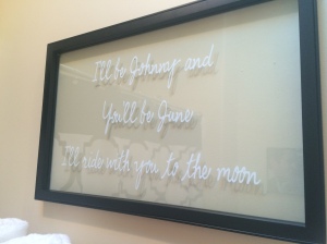 "Little Red Wagon" lyrics in a floating frame