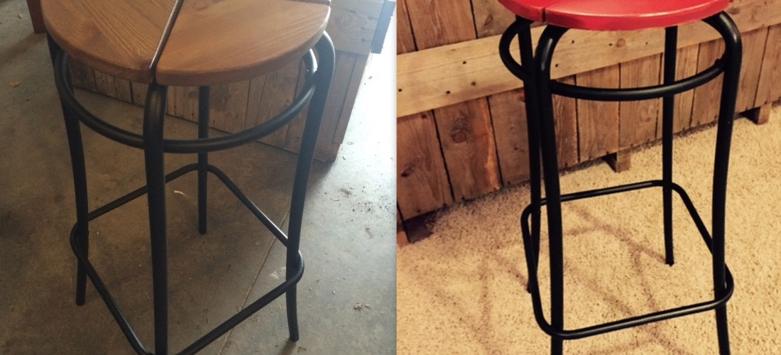 Vinyl and Spray Paint Wood Chair Makeover - Silhouette School